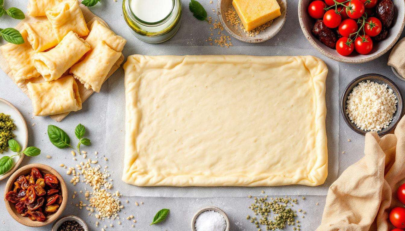 Girelle di pasta sfoglia salate: ricetta veloce per antipasti o buffet