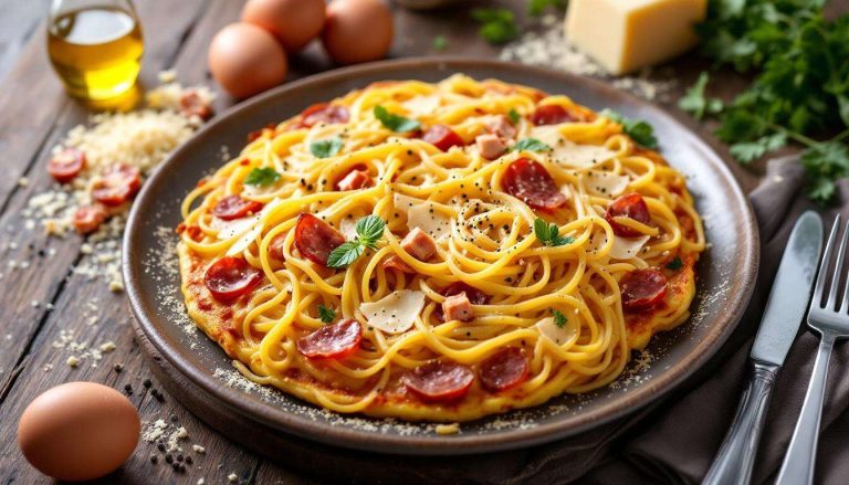 Frittata di spaghetti napoletana: la ricetta di recupero che piace a tutti
