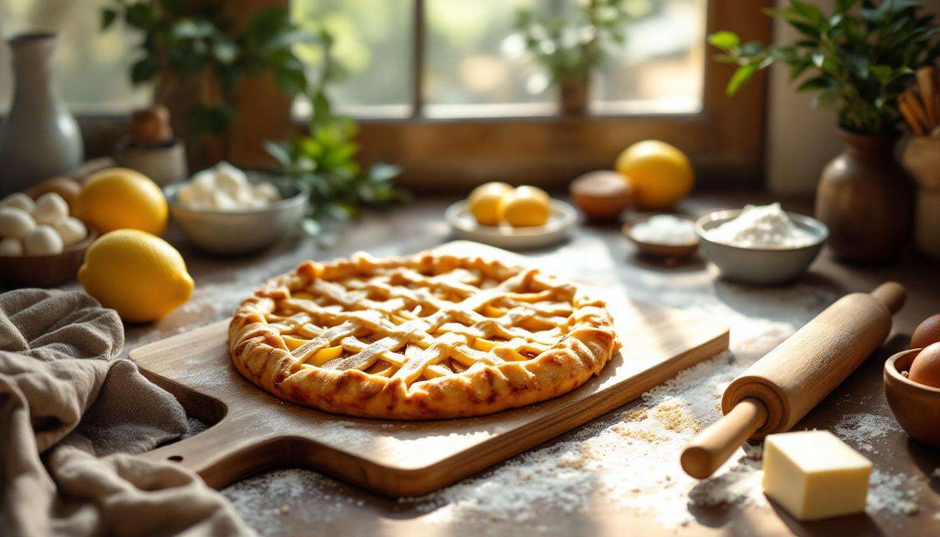 Crostata di mele fatta in casa: ripieno compatto e griglia perfetta, passo dopo passo