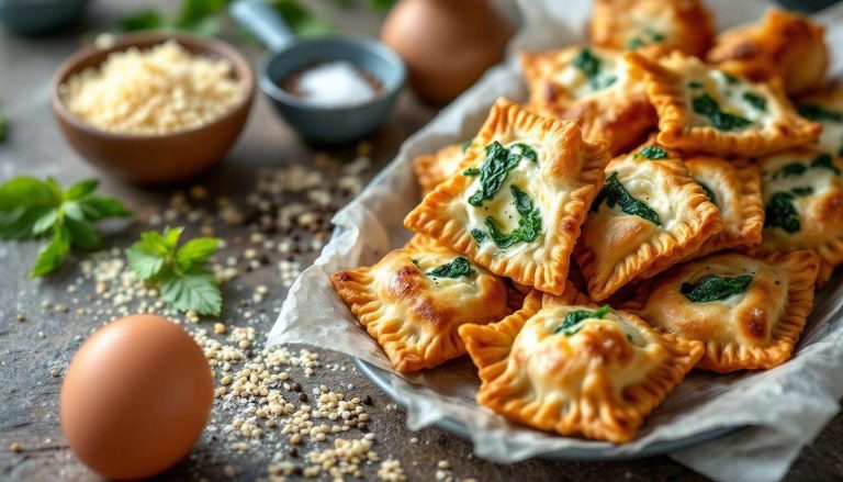 Fiocchetti di sfoglia ricotta e spinaci: l’antipasto veloce che fa scena
