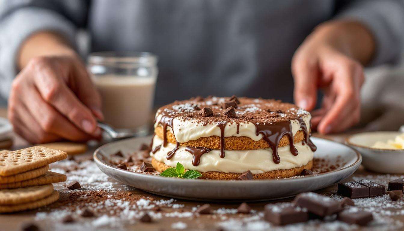 Un dolce semplice che gioca su due consistenze, goloso e irresistibile