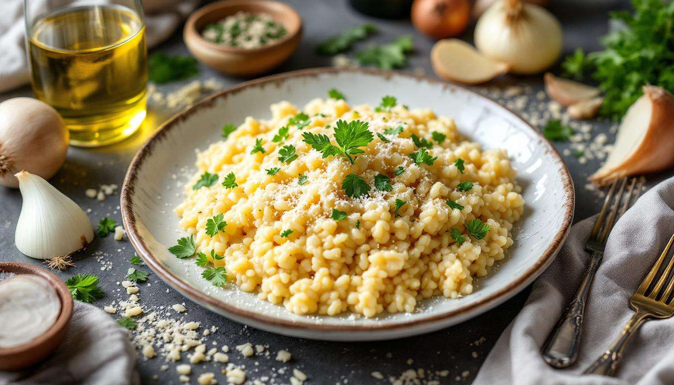Il celebre risotto alle 3 P: un primo raffinato pronto in meno di 30 minuti