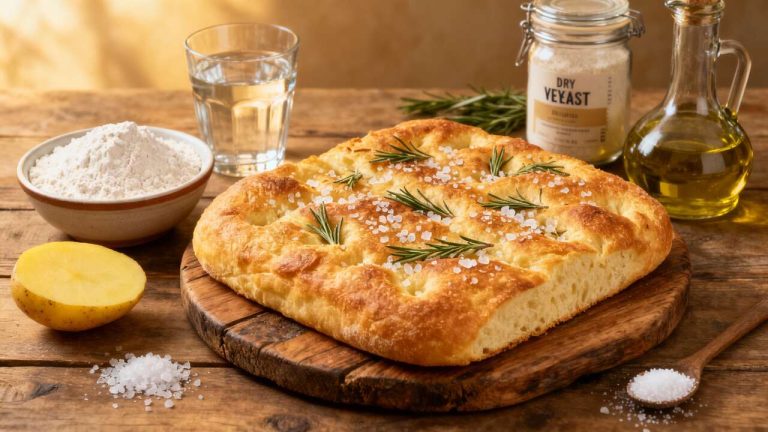 Focaccia di patate soffice e dorata: hai mai provato un piacere così?