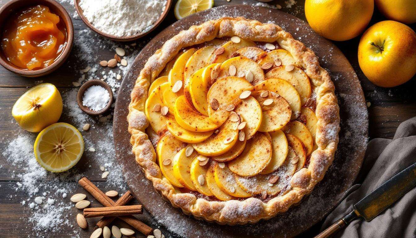 CROSTATA ALLE MELE con Farina di Mandorle morbida