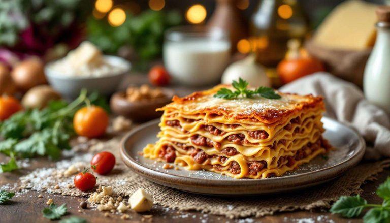 Lasagne bianche con radicchio e salsiccia: cremose, filanti e facili da porzionare
