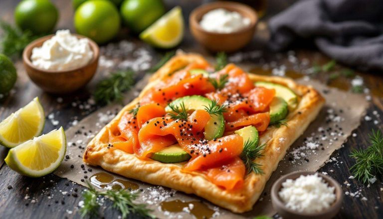 Sfoglie con salmone e avocado: antipasto facile e veloce