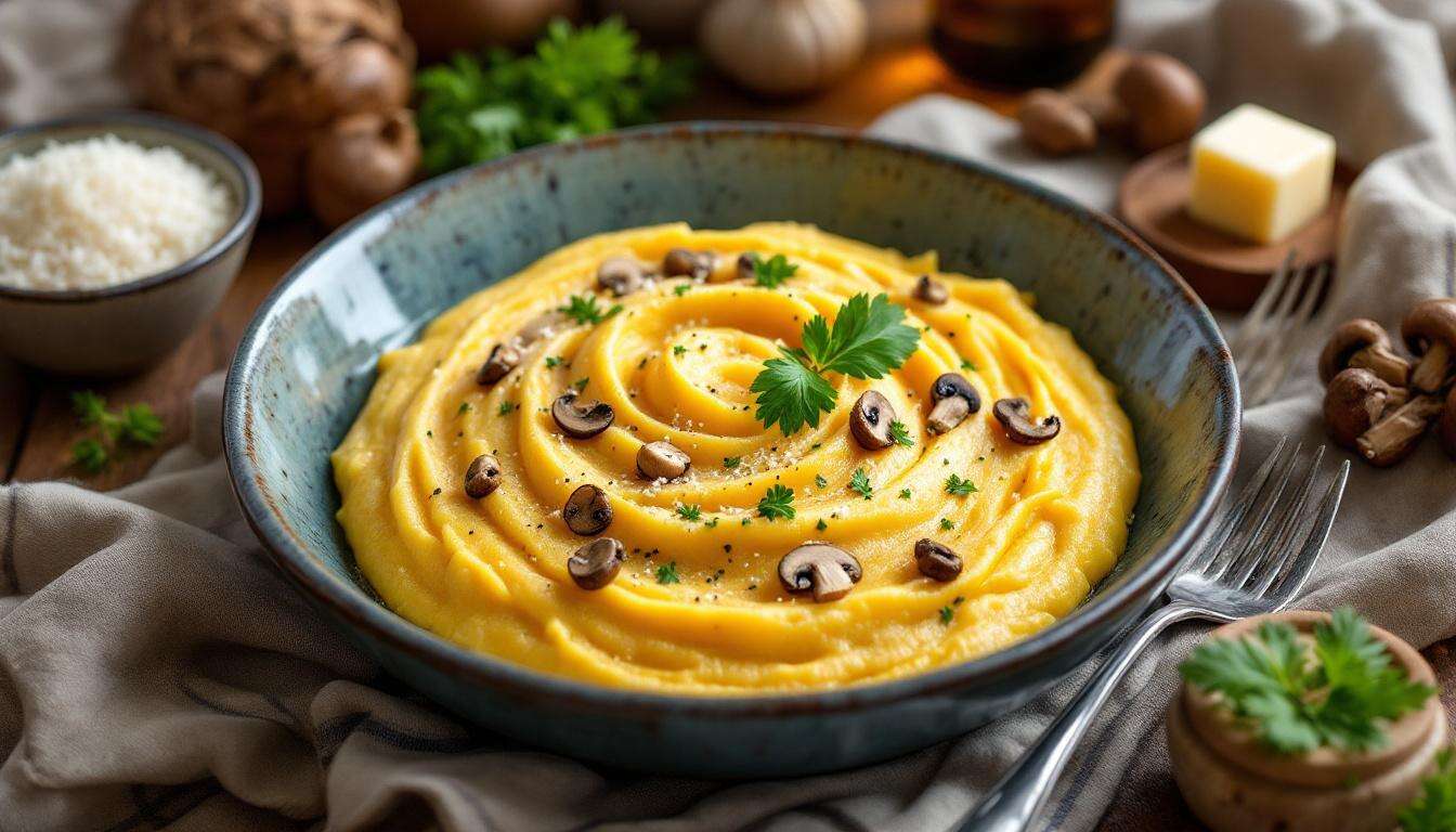 Polenta con funghi, la ricetta rustica da applausi: evita l'effetto colla e fai una cena da chalet di montagna