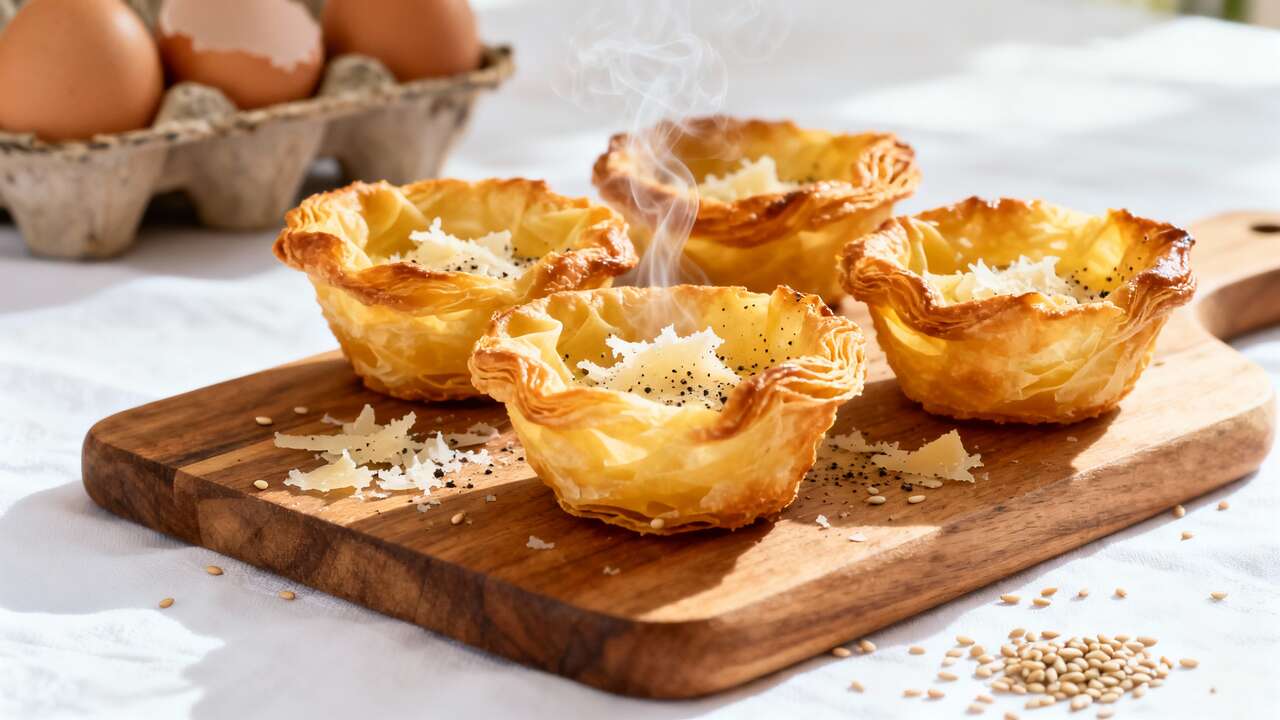 Cestini di pasta sfoglia: la ricetta croccante e irresistibile