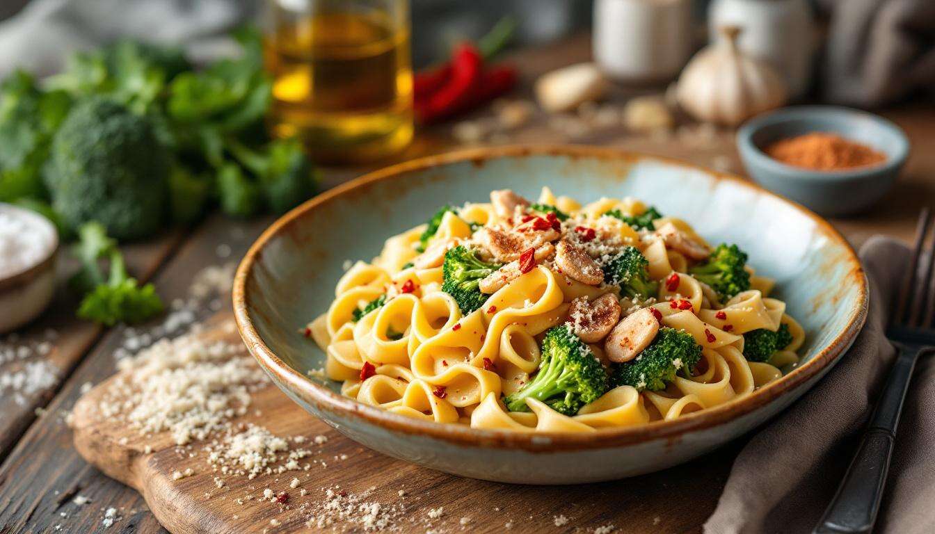 Pasta broccoli e acciughe: cremosa in padella con pangrattato tostato