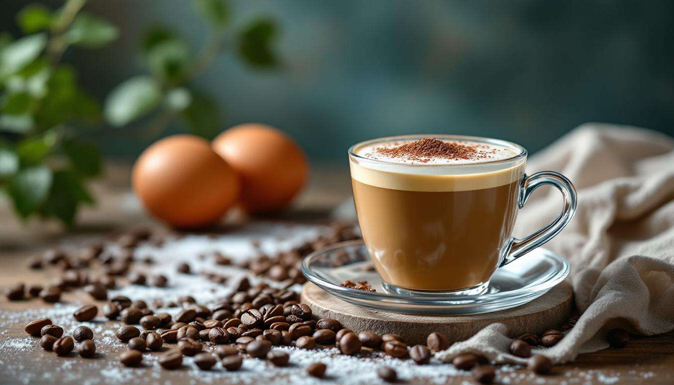 Crema al caffè senza panna con caffè moka