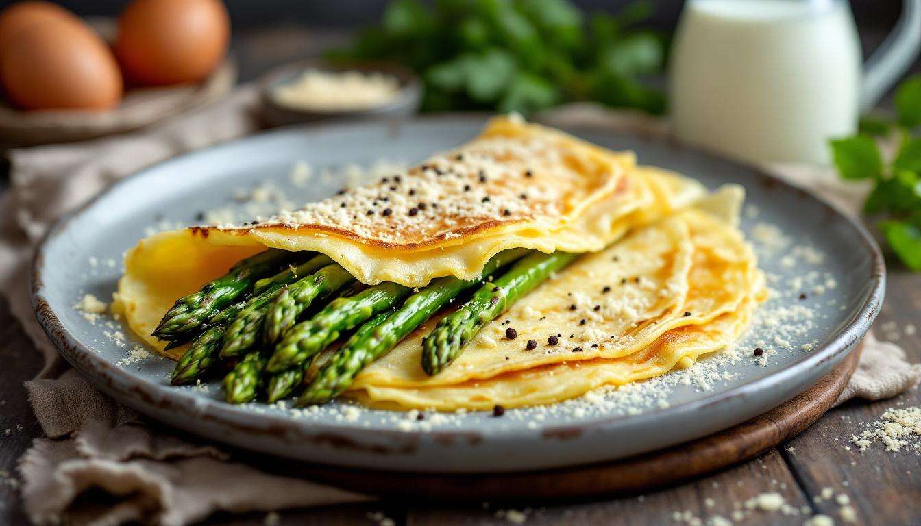 Crespelle agli asparagi: come farle morbide e cremose con pochi passaggi