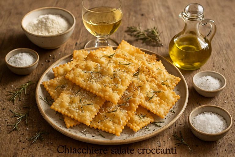 Chiacchiere salate croccanti: la ricetta veloce per un aperitivo sfizioso