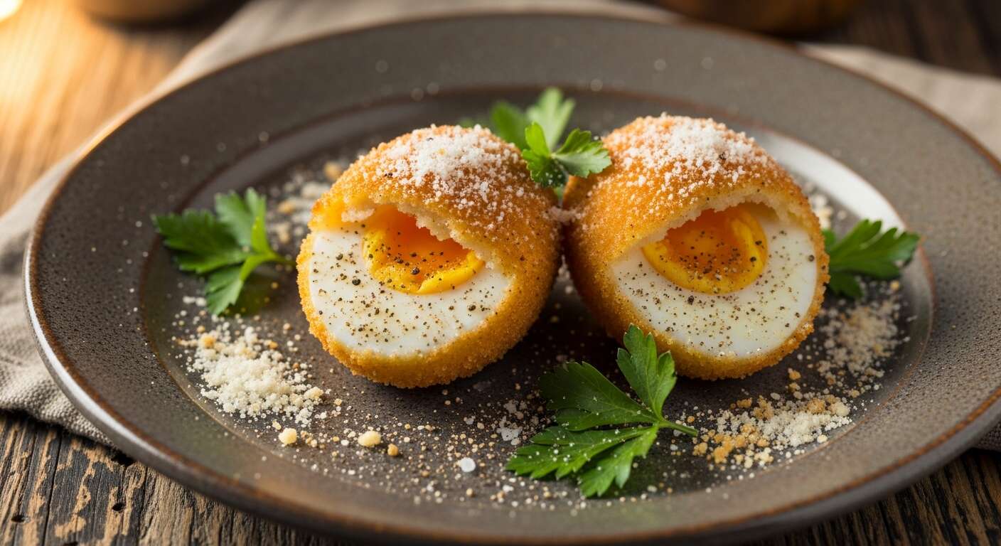 Uova alla monachina: ripiene, impanate e fritte come nella tradizione napoletana