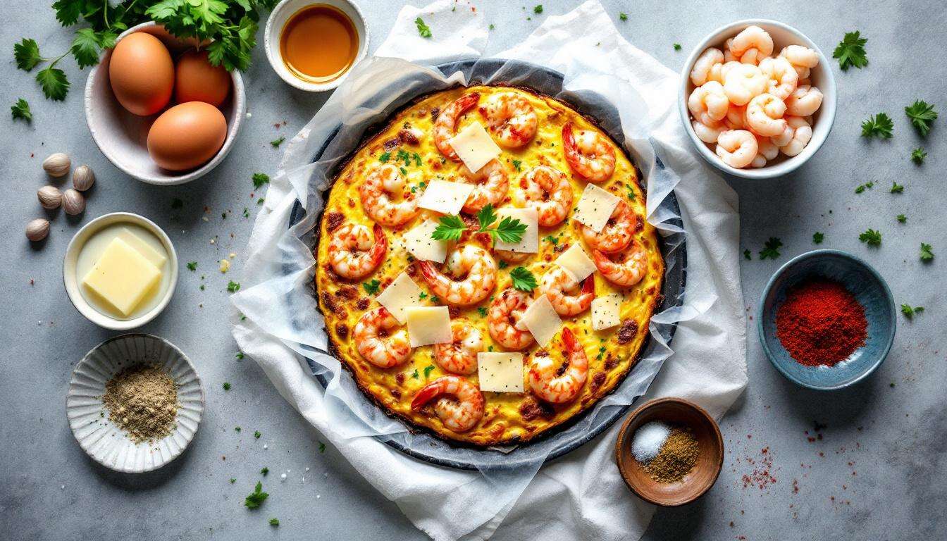 Frittata di gamberi: la ricetta del secondo sfizioso pronto in pochi minuti