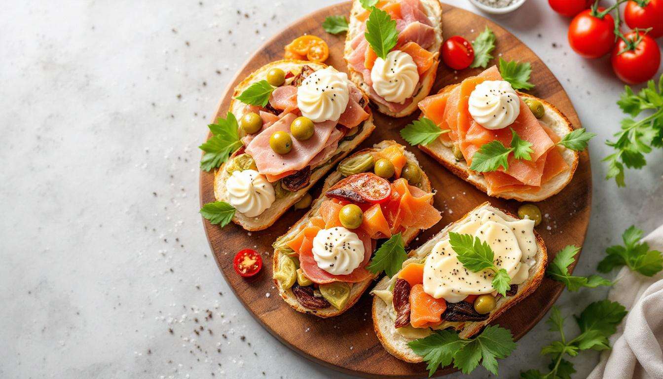 Tramezzini farciti ricette antipasti buffet aperitivo cucina italiana cottura