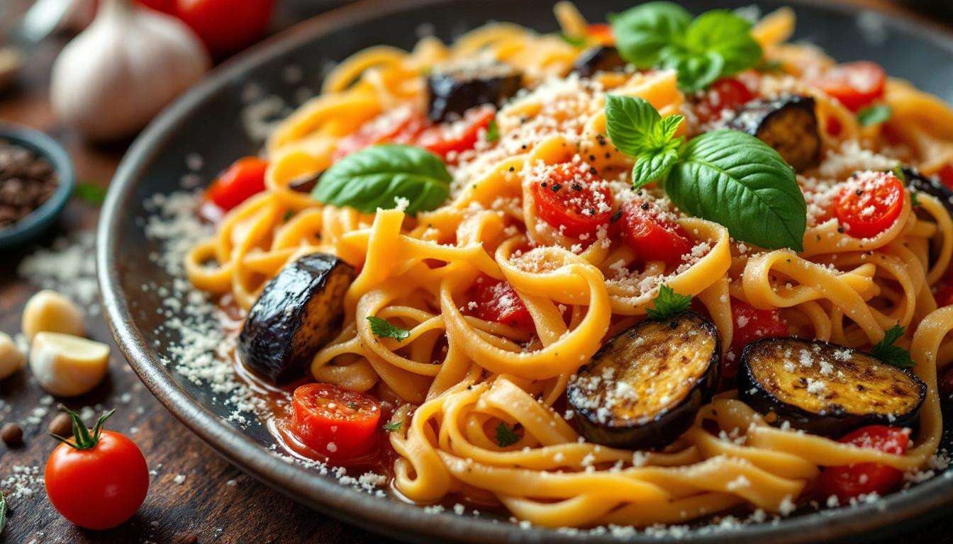 Calamarata con melanzane dorate: un piatto da chef da rifare a casa
