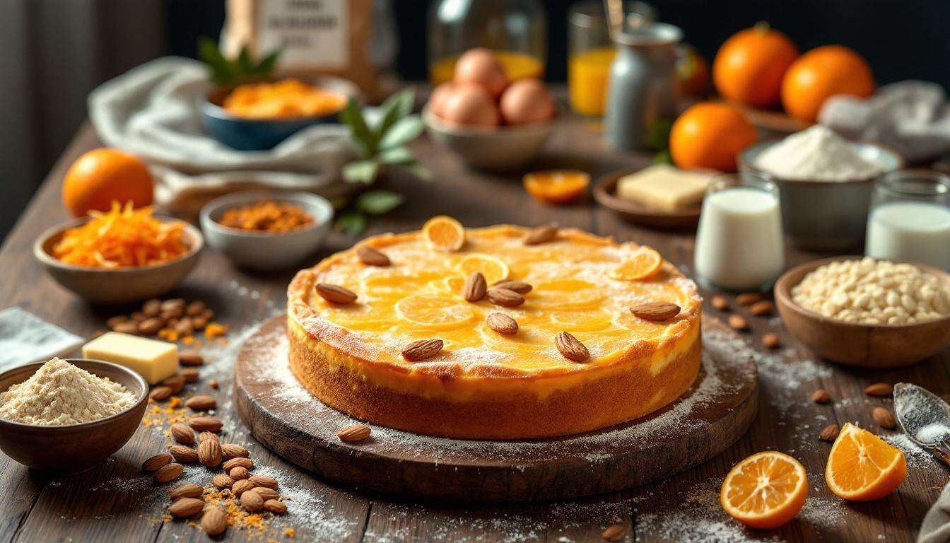 Torta Arancia e Mandorle al Cucchiaio “con Amaretti
