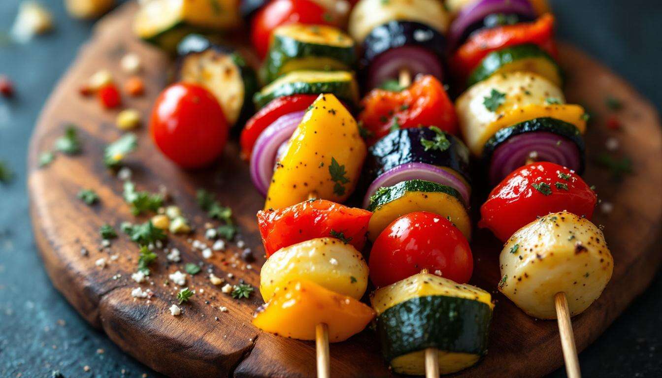 Spiedini di verdure: la ricetta al forno del piatto versatile e colorato