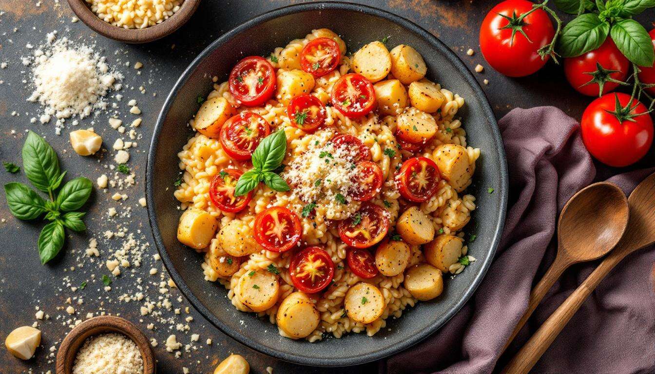 Pomodori di riso con patate al forno, un piatto "povero" come lo facevano le nonne: questo trucchetto non li rende acquosi