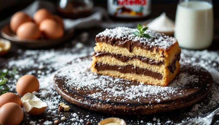 Torta Versata alla Nutella “7 Vasetti