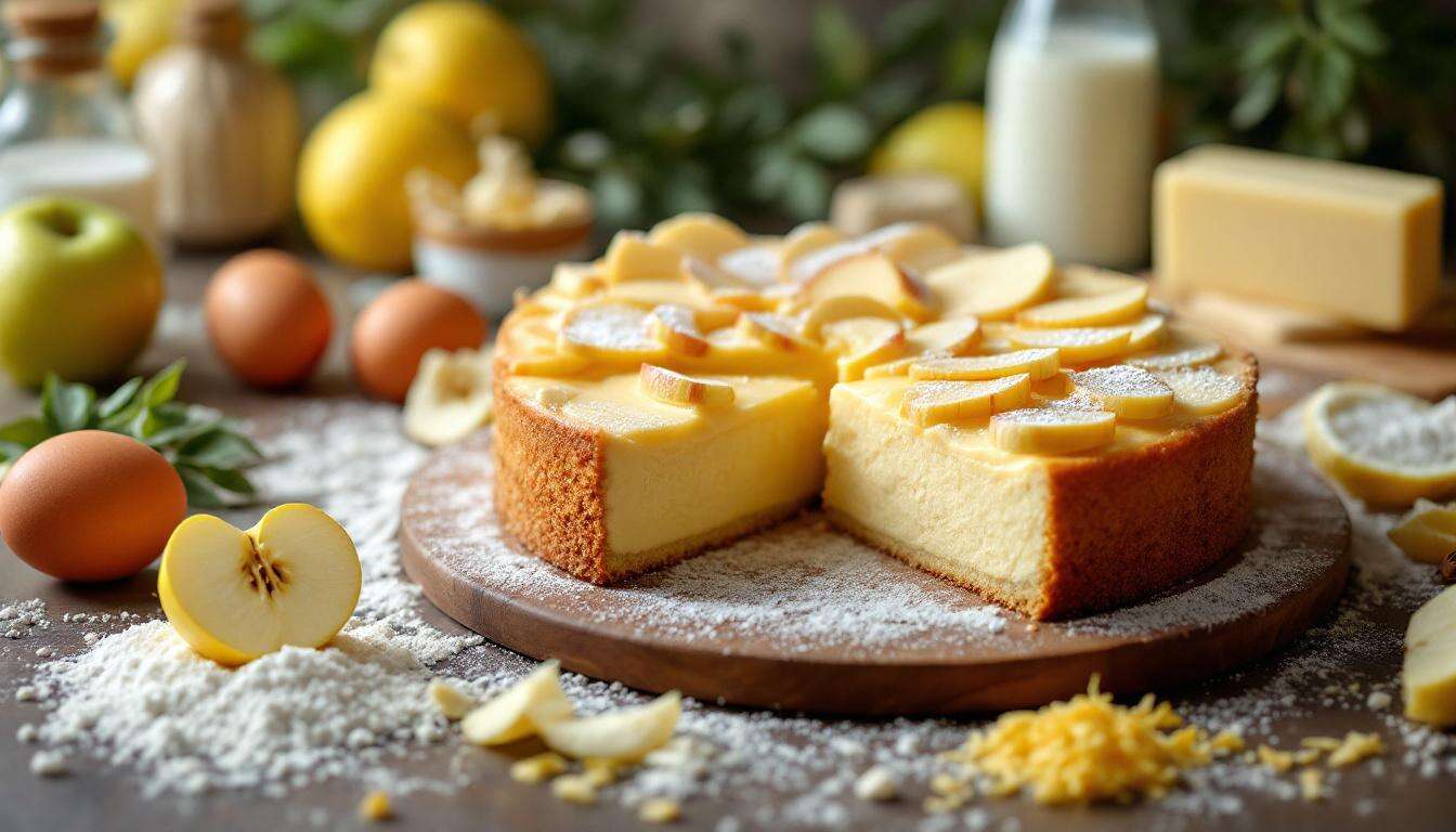 Torta Nua alle Mele con “Crema Pasticcera