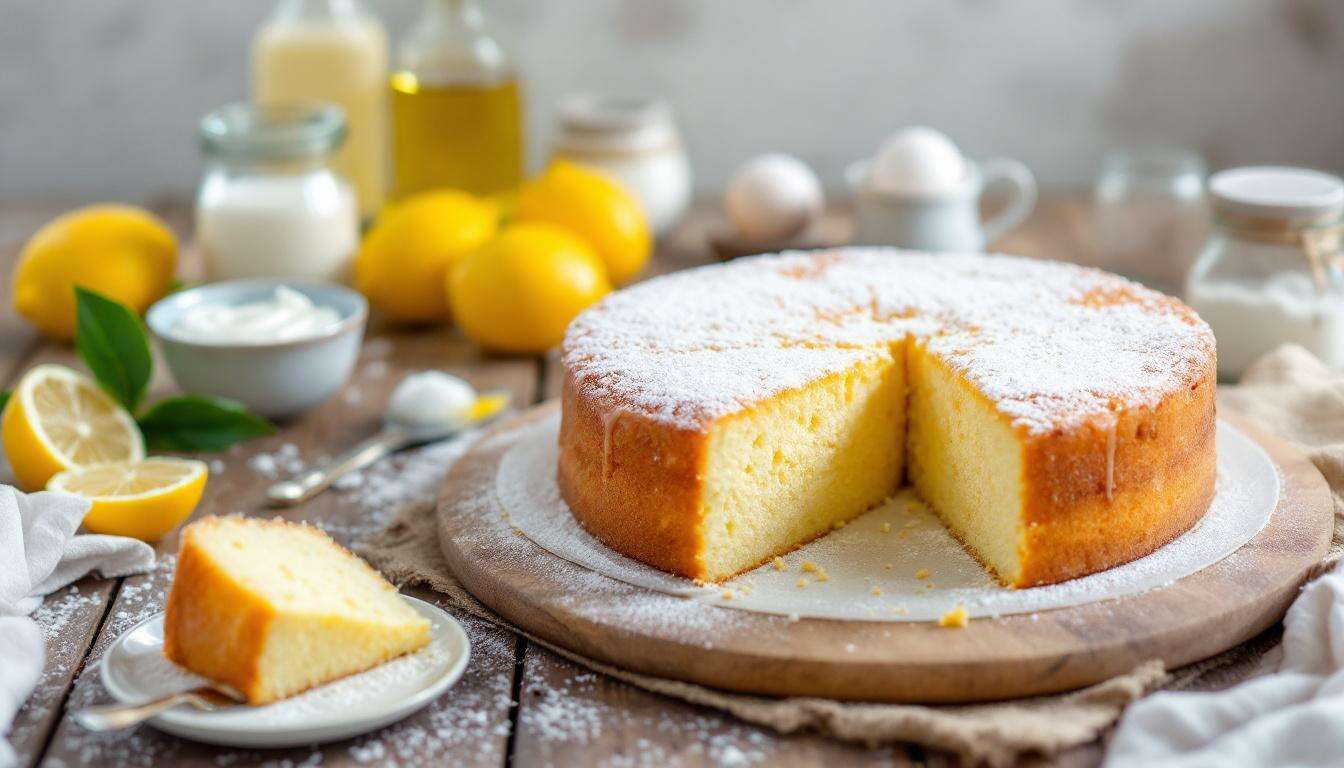 Torta al limone e yogurt greco: soffice, profumata e pronta senza complicazioni