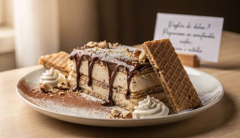 Voglia di dolce? Prepariamo un semifreddo wafer, panna e nutella