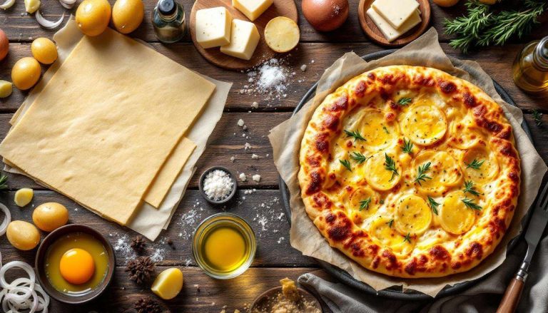 Sfoglia patate e cipolle croccante fuori e filante dentro: pronta in 30 minuti