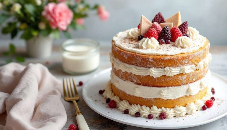 Torta di compleanno per la nonna: pan di Spagna alto e doppia crema (anche al cacao)