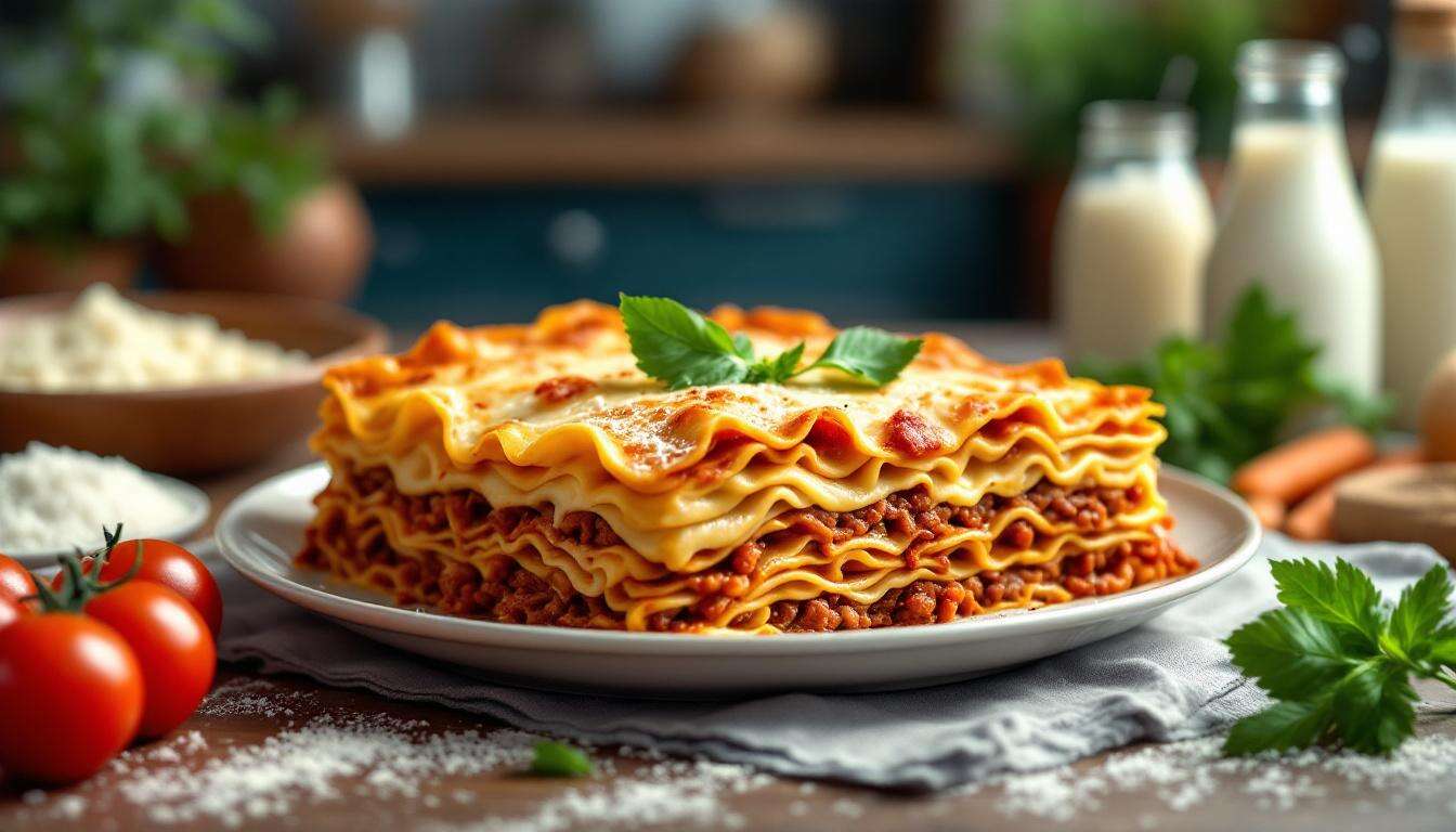 Lasagne alla bolognese al forno: strati cremosi e gratin dorato, passo passo