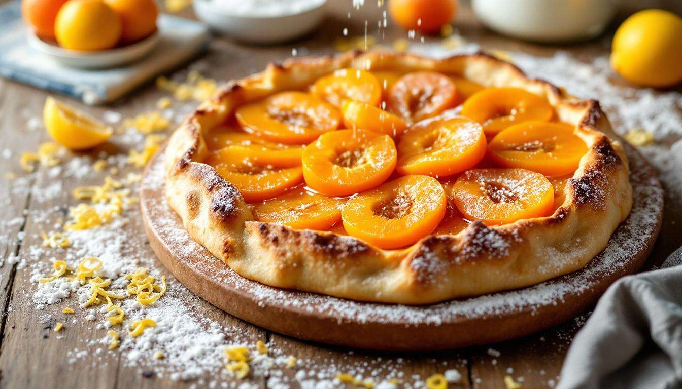 Crostata morbida di albicocche, un dessert dolce ma non eccessivamente: si sceglie in bocca